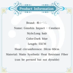 Uwowo Genshin Impact Wig Candace Wig Golden Vow Sumeru Hydro Female Cosplay Wig -Uwowocosplay Shop 02 9ecb5f04 480c 44ed 82e0 d2a58cbd796c
