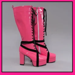 Uwowo Monster High Cosplay Shoes Draculaura Shoes Pink Boots -Uwowocosplay Shop 09 c55f7a93 3a9f 4448 a436 dcf1bf71406c