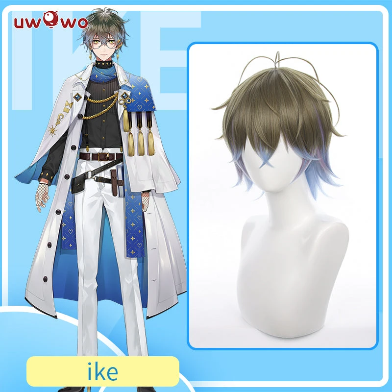 Uwowo NIJISANJI Cosplay Vtuber Wig Ike Eveland Cosplay Wig 3 Uwowo NIJISANJI Cosplay Vtuber Wig Ike Eveland Cosplay Wig