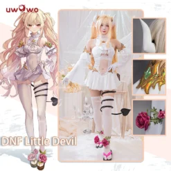 Uwowo Game Dungeon Fighter DNF Fanart: Battle Mage Demon Little Devil Loli Cute Cosplay Costume