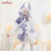 Uwowo Genshin Impact Fanart Kokomi Fishy Casual Coat Cute Cozy Jacket Cospaly Costume