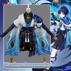 Uwowo Genshin Impact Wanderer Scaramouche Sumeru Anemo Cosplay Costume -Uwowocosplay Shop 1234