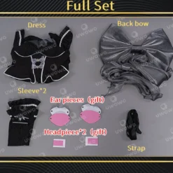 Uwowo Anime/Manga Chobits: Freya Black Bow Lolita Chii Cosplay Costume -Uwowocosplay Shop 14 31c06181 4f31 4cf0 bf87 ad45068e8bf5