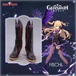 Uwowo Game Genshin Impact Cosplay Fischl Prinzessin Der Verurteilung Cosplay Shoes