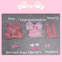 Uwowo Anime/Manga Chobits Chii Lolita Pink Bow Clamp Cosplay Costume -Uwowocosplay Shop 18 6d0f0c81 9ccd 4a76 b177 306174126965