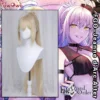 Game Fate Grand Order/FGO Imaginary Scramble Jeanne D'Arc (Alter) J'Alter 100CM Pale Gold Long Cosplay Wig
