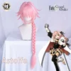 Uwowo Game Fate Grand Order/FGO Astolfo Cosplay Wig 60cm Long Pink Braid Hair