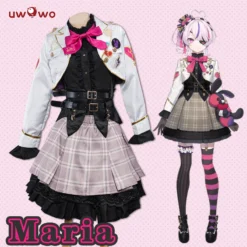 Uwowo VTuber NIJISANJI Cosplay Maria Marionette Cosplay Lolita Dress Maria Costume
