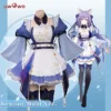 Exclusive Authorization Uwowo Game Genshin Impact Fanart Keqing Maid Ver Cosplay Costume