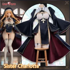 Uwowo Original Character Charlotte Figure Nun Sister 18+ Cosplay Costume