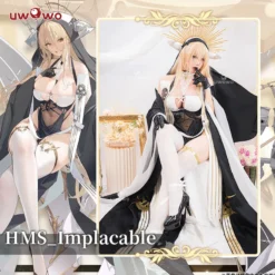 Uwowo Game Azur Lane HMS Implacable Nun Sexy Dress Cosplay Cosutme