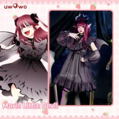 Uwowo Anime/Manga My Dress-Up Darling Rizu Kyun Marin Kitagawa Little Devil Wings Dress Cosplay Costume