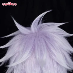 Uwowo Anime Jujutsu Kaisen Satoru Gojo Cosplay Wig 28CM Light Purple White Gradient Short Hair -Uwowocosplay Shop 1 6127915f 6813 44f1 984a 691f40642ebb