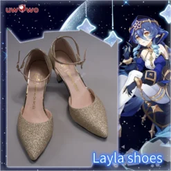 Uwowo Genshin Impact Layla Cosplay Shoes Sumeru Cryo Female Shoes -Uwowocosplay Shop 1 6663ad44 1983 4bf8 8cd8 5103f78bab1d