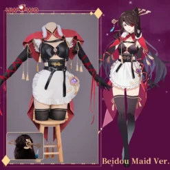 Exclusive Authorization Uwowo Game Genshin Impact Fanart Beidou Maid Ver Cosplay Costume