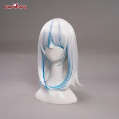 Uwowo Cosplay Gawr Gura Cosplay Wig Tail Shark GAWRGURA 40cm White Blue Gradient Wig -Uwowocosplay Shop 1 81cdd982 1250 429d a6ce 7234330f6176