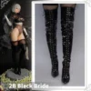 Uwowo Nier: Automata 2B Black Wedding Dress Bride Cosplay Shoes -Uwowocosplay Shop 1 8dda85c2 3086 419d 8f83 084c3ef3a944