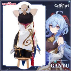 Uwowo Plus Size Game Genshin Impact Cosplay Ganyu Plenilune Gaze Cosplay Costume