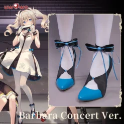 Uwowo Game Genshin Impact Concert Barbara Cosplay Costume Shoes
