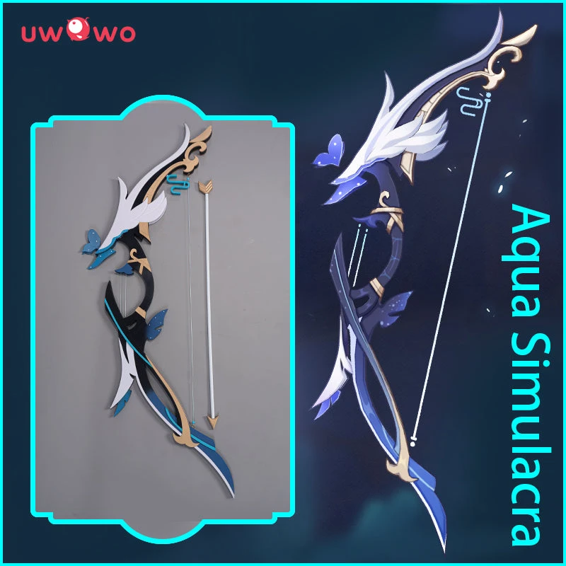 Uwowo Genshin Impact Weapons Yelan Weapon Aqua Simulacra Bow Arrow Yelan Props 3 Uwowo Genshin Impact Weapons Yelan Weapon Aqua Simulacra Bow Arrow Yelan Props