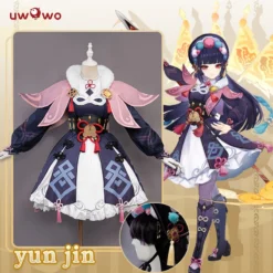 Uwowo Game Genshin Impact Liyue Geo Yunjin Cosplay Yun Jin Costume