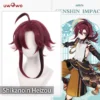 Uwowo Game Genshin Impact Cosplay Wig Shikanoin Heizou Wig 50 CM Short Hair