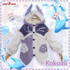Uwowo Genshin Impact Fanart Kokomi Fishy Casual Coat Cute Cozy Jacket Cospaly Costume -Uwowocosplay Shop 1 cf36d9af e442 4388 ace2 f1544a0af7b6