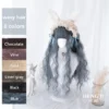 Hengji Lolita Wig Doll Chocolate-Vine-Gold-Linen Gray-Black-Blue 55cm Long Curly Wig Synthetic Heat Resistant Fiber -Uwowocosplay Shop 1 de1b60e3 8d60 48ac 8a08 ebaf136889e0