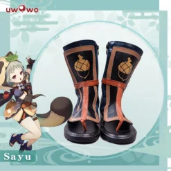 Uwowo Game Genshin Impact Inazuma Sayu Cosplay Shoes