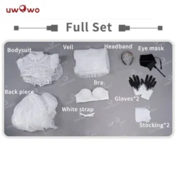 Uwowo Nier: Automata 2B White Wedding Dress Bride Cosplay Costume -Uwowocosplay Shop 1 eb2e8f4b 1c4f 4222 9512 4c0ea5922b3c
