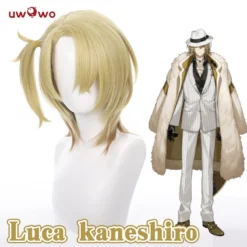 Uwowo NIJISANJI Cosplay Vtuber Luca Kaneshiro Wig Cosplay Luca Wig