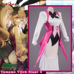 In Stock Uwowo Fate Grand Order/FGO 6 Anniversary Tamamo Vitch Stage 4 Bunny Cosplay Costume