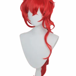 Uwowo Game Genshin Impact Diluc The Dark Side Of Dawn Cosplay Wig 80cm Red Long Hair -Uwowocosplay Shop 20201123164744 IMG 9489 scaled