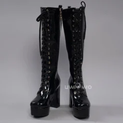 Uwowo Cosplay Shoes Universal Shoes Boots Black Blue White Rose High Tube Boots -Uwowocosplay Shop 2 3c22d8ef 367b 4098 a4af a1f482f912a5