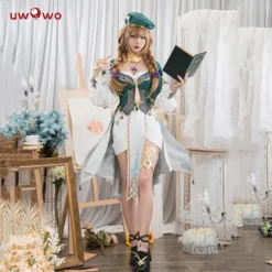 Uwowo Genshin Impact Lisa Sumeru Uniform New Skin Cosplay Costume