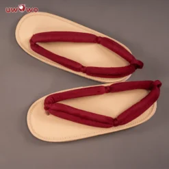 Uwowo Demon Slayer: Kimetsu No Yaiba Shoes Kamado Tanjiro/Agatsuma Zenitsu/Tomioka Giyuu/Kochou Shinobu/Hashibira Inosuke /Nezuko Cosplay Clogs Demon Slaying Shoes