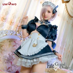 UWOWO Plus Size Fate Grand Order/FGO Mash/Matthew Kyrielite New Maid Version Cosplay Costume Girls Cute Dress -Uwowocosplay Shop 2 a8889d23 78d0 4c9d a5fb a1df4af3aeb6