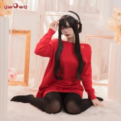 Uwowo Plus Size Anime Spy X Family: Yor Forger Sweater Yor Forger Dress Christmas Cosplay Costume Casual Red Sweater -Uwowocosplay Shop 2 dfb0d585 c766 43ff af58 a269cf056a1d