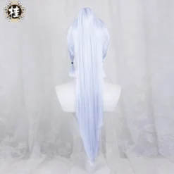 Uwowo Game Genshin Impact Kamisato Ayaka Cosplay Wig 65cm White Blue Ponytail Hair -Uwowocosplay Shop 2 e27bff16 ef12 431d ac75 eb0e15baeed2