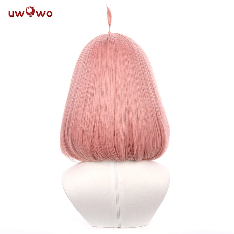 Uwowo Anime Spy X Family Cosplay Anya Forger Wig Anya Costume Wig 35cm Pink Short Hair 5 Uwowo Anime Spy X Family Cosplay Anya Forger Wig Anya Costume Wig 35cm Pink Short Hair - Image 3