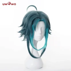 Uwowo Genshin Impact Cosplay Wig Xiao Wig Short Light Green Hair -Uwowocosplay Shop 2 f19b53c5 7be7 4c66 b9a8 296749df3fea