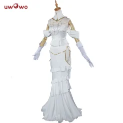 UWOWO Anime Overlord Albedo Cosplay Plus Size White Dress Costume -Uwowocosplay Shop 3 20b274e4 bdf1 42cf 9583 2c81c2669409