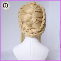 UWOWO Fate Grand Order/FGO Artoria Pendragon (Lancer) Cosplay Wig 40cm Gold Wig -Uwowocosplay Shop 3 38229298 d504 40d2 b118 d3d9ecac1676