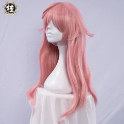 Uwowo Game Genshin Impact Yanfei Wise Innocence Cosplay Wig 70cm Pink White Gradient Hair -Uwowocosplay Shop 3 502d37dc 3704 4dde 8d89 1d64bb880b00