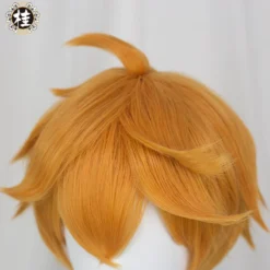 Uwowo Game Genshin Impact Tartaglia Childe Cosplay Wig 28cm Orange Short Hair -Uwowocosplay Shop 3 675da168 7374 42e3 b639 5397adcbe120