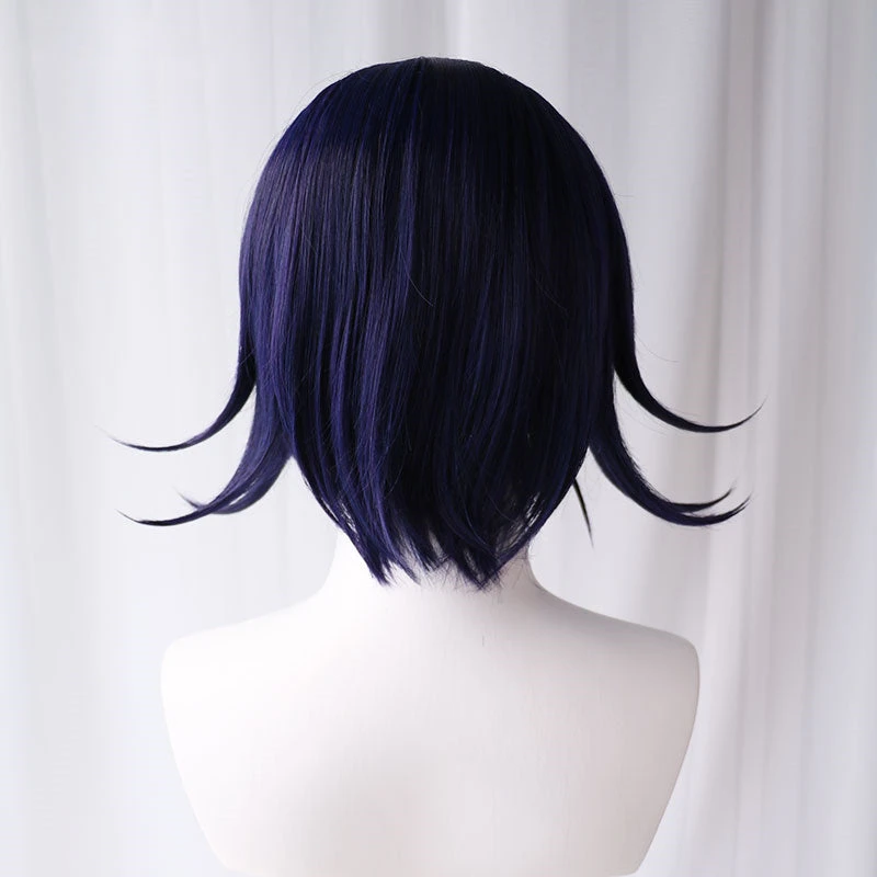 Uwowo Danganronpa Kokichi Oma Cosplay Wig The Ultimate Supreme Leader 35cm Blue Purple Short Hair 5 Uwowo Danganronpa Kokichi Oma Cosplay Wig The Ultimate Supreme Leader 35cm Blue Purple Short Hair - Image 3
