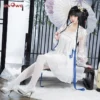 Uwowo Game Azur Lane Yat Sen White Chinese Style Dress Cosplay Cosutme