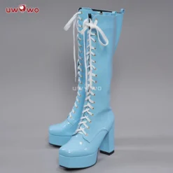 Uwowo Cosplay Shoes Universal Shoes Boots Black Blue White Rose High Tube Boots -Uwowocosplay Shop 3 bc0ad942 e901 412a abac 81482324eaa7