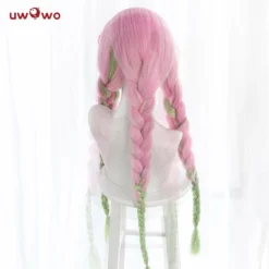 Uwowo Demon Slayer: Kimetsu No Yaiba Kanroji Mitsuri Cosplay Wig 85cm Long Pink Green Gradient Wig -Uwowocosplay Shop 3 da841b63 4887 45bb a4b9 aaef0e01597c