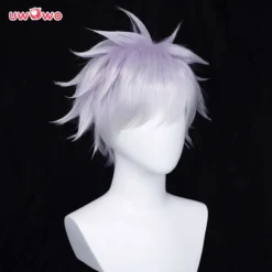 Uwowo Anime Jujutsu Kaisen Satoru Gojo Cosplay Wig 28CM Light Purple White Gradient Short Hair -Uwowocosplay Shop 3 f6ecfd0c 7b35 4dae 9463 81b318643492